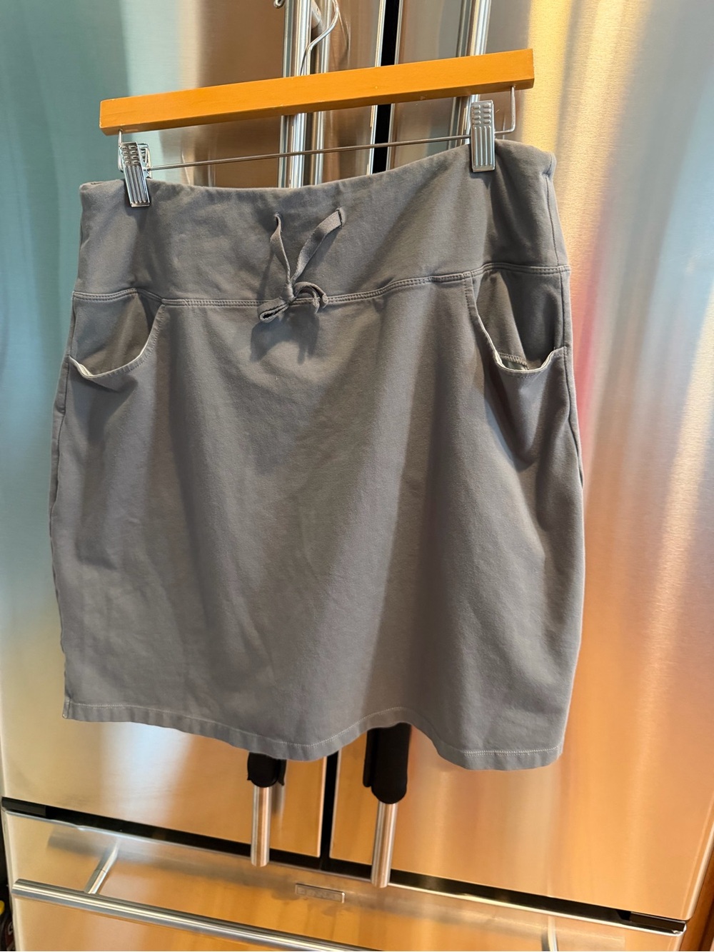 Baleaf Light Gray Athletic Skirt with Inner Lining